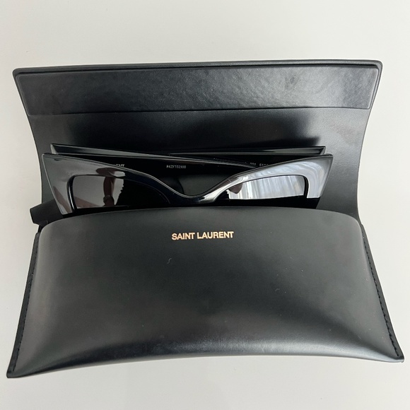 YSL Saint Laurent cat eye black sunglasses main image 4